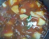 Foto del paso 4 de la receta: Patatas guisadas con arroz y níscalos