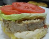 Foto del paso 5 de la receta: Arepa rellena de fiambre de pollo casero🫓🥙🥯