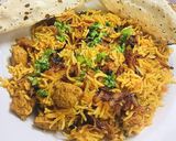 A picture of step 6 of Soya Pulao.