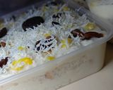 Foto langkah ke 7 dari resep Setup Roti Tawar Komplit (jagung manis, kurma, oreo, keju).
