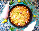 عکس مرحله 4 از دستور پیتزا ماکارونی 🍕🍝🌿🍋