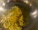 A picture of step 1 of Cabbage peas thoran.