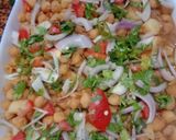 A picture of step 3 of Chana chat.