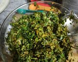A picture of step 9 of Methi Malai Aloo.