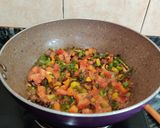 A picture of step 9 of Indian Style Veggies Pasta.