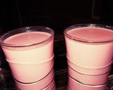 A picture of step 1 of Rose milk.