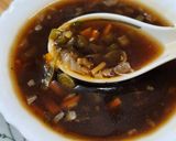 A picture of step 10 of Hot and Sour Soup (Restaurant Style).