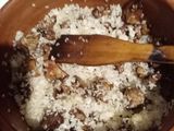 أرز معمر بكبد وقوانص الدجاج