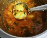 A picture of step 4 of Aloo Sabji.