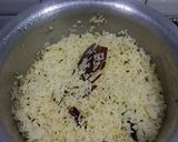 A picture of step 4 of Jeera Rice.