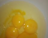A picture of step 1 of Spong cake.