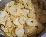 A picture of step 1 of Bamboo shoot pickle.