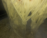 Foto del paso 15 de la receta: Fideos al huevo con salsa.     2 recetas en 1                     