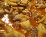 Darált húsos gombás ragu. Rizzsel recept fázis 4 fotója
