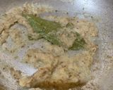 A picture of step 2 of Soya chunks and Aloo masala.