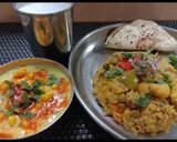 A picture of step 6 of Protein rich Mix Sprouts Vegetable. Khichdi.