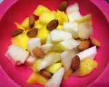 Foto del paso 2 de la receta: Desayuno saludable: Mango, Pera y Almendras