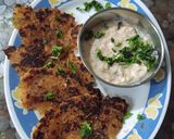 A picture of step 3 of Sabudana uttapam.