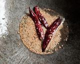 A picture of step 4 of Palak paneer.