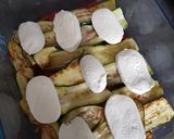 Une image de l'étape 3 de Gratin d'aubergines,courgettes, tomates, mozza façon lasagnes.