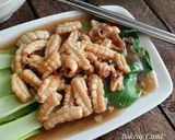 Foto langkah ke 3 dari resep Bokcoy Cumi Saus Tiram ala Indi.