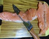 Hình bước làm 5 của món Sushi cá hồi