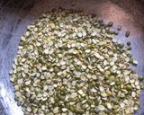 A picture of step 1 of Green lentils Payasam.