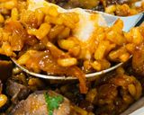 Foto del paso 2 de la receta: Arroz con lubina y Portobello 🐟 🍄