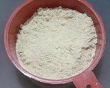A picture of step 1 of Sattu - Oat Chilla.