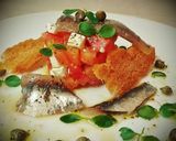 Foto del paso 9 de la receta Tartar de queso fresco y tomate con sardinas anchoadas