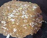 A picture of step 3 of Till dry fruit chikki.