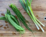 A picture of step 1 of Wild garlic pesto 💚.