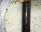A picture of step 6 of Sooji Veggie mini squares.