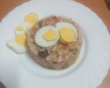 Foto del paso 1 de la receta: Mosaico de ensalada tipo niçoise de arroz y judías