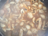 Champiñones con carne
