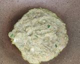 A picture of step 4 of Moong Dal Chilla.