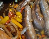 A picture of step 5 of Just a Hankering for Sausage Onion Peppers Sandwich.