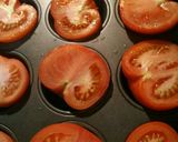A picture of step 2 of Roasted Tomato Parmesan.