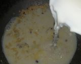 A picture of step 3 of Rava Milk Kheer.