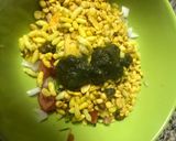 A picture of step 4 of Papad Bhel Bites.