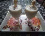 A picture of step 2 of Banana milk shake.