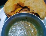 A picture of step 7 of Chana dal puri.