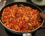 Foto del paso 8 de la receta Berenjenas rellenas de batata, zanahoria y queso