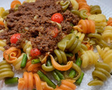 Foto del paso 6 de la receta: Trottole vegetales con espárragos trigueros y pesto rojo