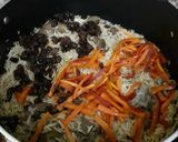A picture of step 6 of Kabli pulao.