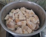 Foto langkah ke 2 dari resep Lodeh Nangka Muda Kacang Panjang.