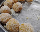 A picture of step 7 of Kesar Mango Coconut Ladoo.