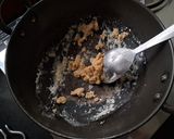 A picture of step 1 of Bechamel Sauce/ white Sauce.