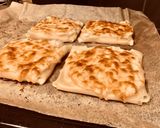 A picture of step 5 of Lasagna Pockets 😋😋😋.