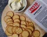 Gambar langkah 1 resipi Cheesekut Biskut Masin.